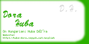 dora huba business card